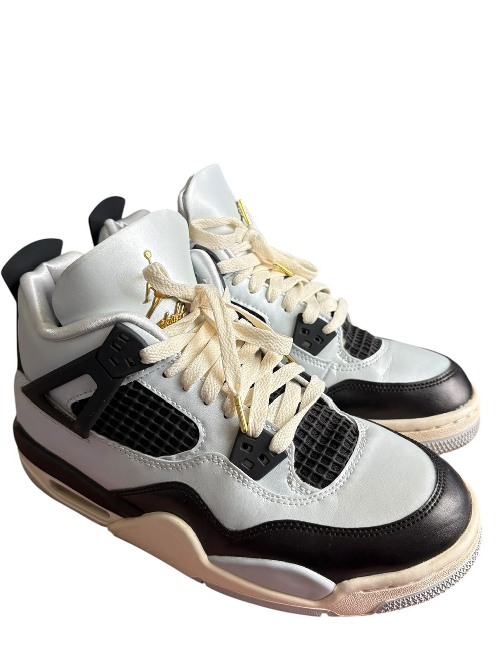 Jordan 4 Retro "Platinum Gold" GS size  6Y.